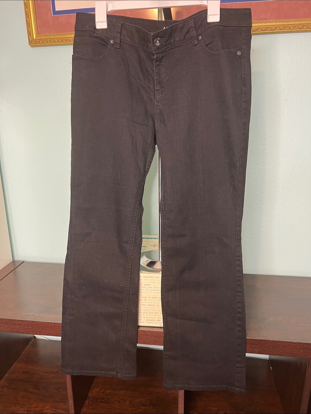 Apt. 9 Women’s Black Straight-Leg Jeans
